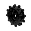 Эрекционное кольцо Power Plus Cock Ring Series LV1433, черное - Фото №3