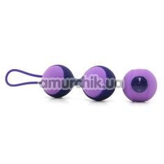 Вагінальні кульки Key Stella II Double Kegel Ball Set, фіолетові - Фото №1