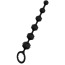 Анальная цепочка Bootyful Ringed Beads, черная - Фото №0