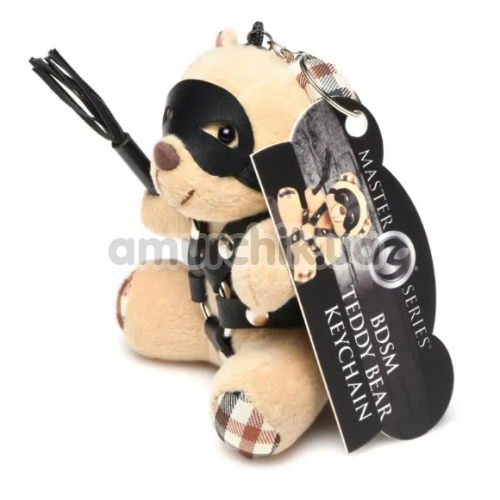 Брелок Master Series Bound Teddy Bear With Flogger Keychain - ведмежа, жовтий