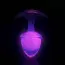 Анальная пробка Univibe Glow-In-Dark Berry S, розовая - Фото №14