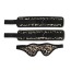 Бондажный набор Пикантные Штучки леопардовый: маска + наручники - Фото №2