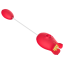 Симулятор орального секса с виброяйцом Letcher Flowers Love Egg, красный - Фото №26