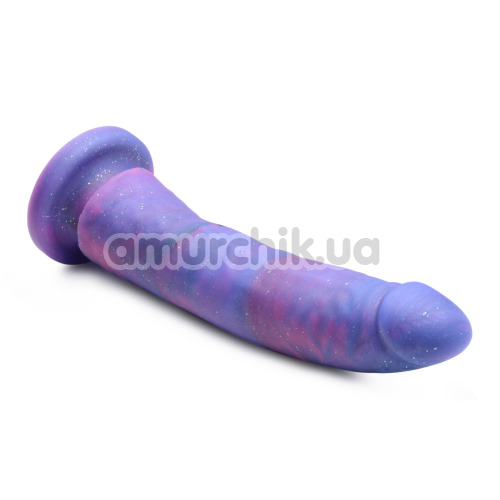 Фалоімітатор Strap U Magic Stick 8' Glitter Silicone Dildo, фіолетовий