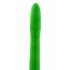 Вібратор Neon Luv Touch Ribbed Slims, зелений - Фото №2