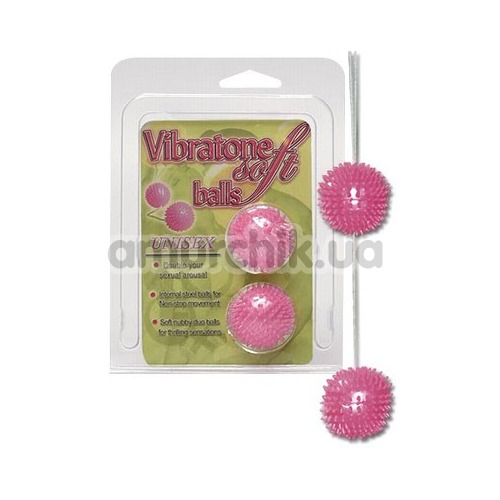 Виброшарики Vibratone Soft Balls розовые