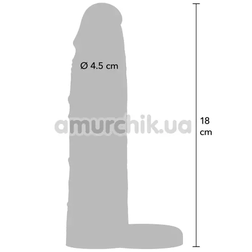 Насадка на пеніс Hidden Desire Inferno Sleeves Penis Sleeve With Ring 18 см, тілесна