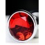 Анальная пробка с красным кристаллом Toyfa Metal 717012-9, серебряная - Фото №4