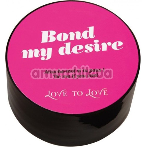 Бондажная лента Love To Love Bond My Desire, черная