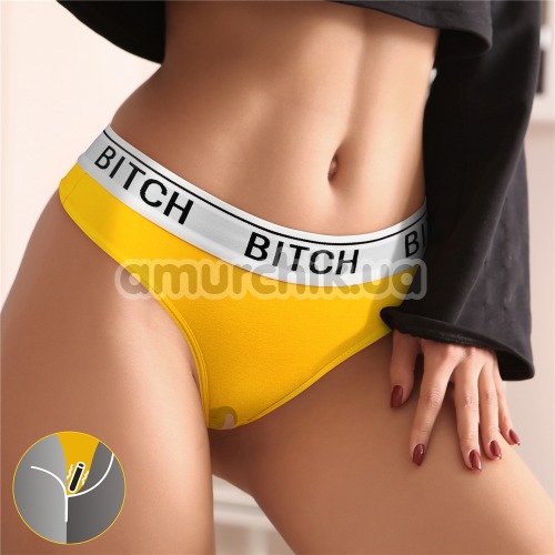 Вібротрусики Lovetoy Ingen Bitch Vibrating Panties, жовті