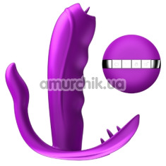 Вібратор з підігрівом Fox M5 Cute, фіолетовий - Фото №1