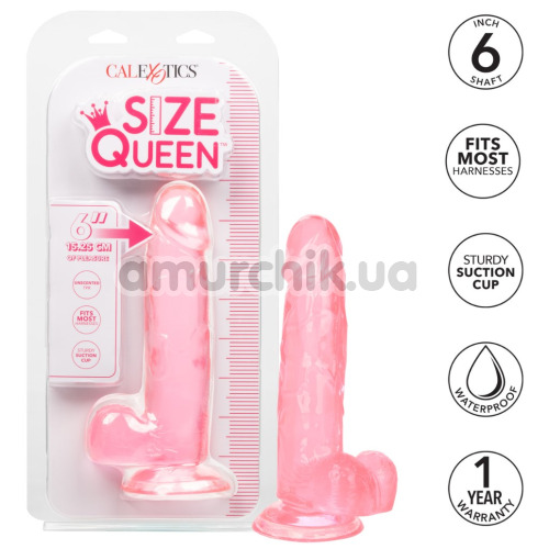 Фалоімітатор Size Queen Dong 6, рожевий