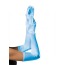 Перчатки Extra Long Satin Gloves, голубые - Фото №0