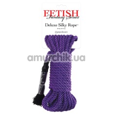 Мотузка Fetish Fantasy Series Deluxe Silky Rope, фіолетова - Фото №1