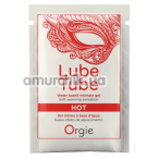 Лубрикант Orgie Lube Tube Hot - согревающий эффект, 2 мл - Фото №1