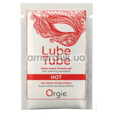 Лубрикант Orgie Lube Tube Hot - согревающий эффект, 2 мл - Фото №1