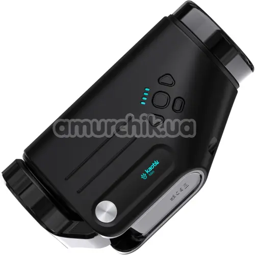 Мастурбатор с вибрацией, ротацией и толчками Kaotik Labs The Shotty, черный