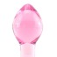 Анальна пробка Crystal Premium Glass Large, рожева - Фото №3