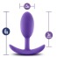 Анальная пробка Luxe Wearable Vibra Slim Plug Medium, фиолетовая - Фото №5