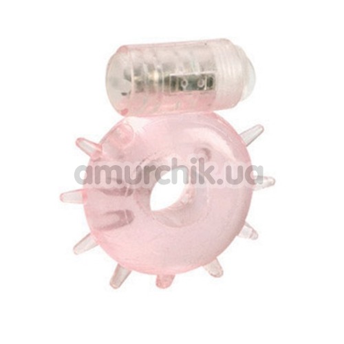 Ерекційне кільце Silicone Power Ring Vibrator рожеве - Фото №1