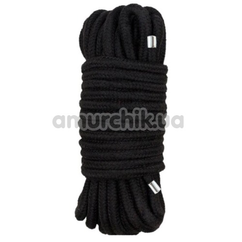 Веревка Mai Attraction Pleasure Toys Bondage Rope 10m, черная - Фото №1