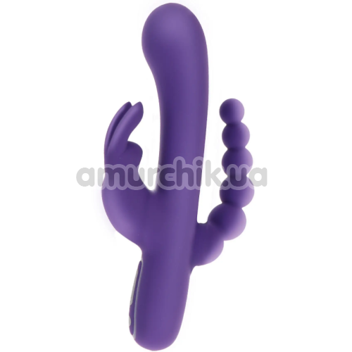 Вібратор Love Rabbit Tripple Plesuare Vibrator, фіолетовий