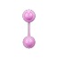 Вагинальные шарики Vibrating Bell Balls, розовые - Фото №4