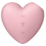 Симулятор орального секса для женщин с вибрацией Satisfyer Cutie Heart, розовый - Фото №2