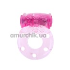 Виброкольцо Vibrator, розовое - Фото №1