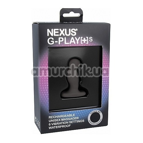 Вибростимулятор простаты для мужчин Nexus G-Play Plus Small, черный
