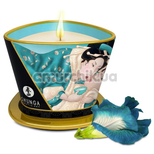 Свічка для масажу Shunga Massage Candle Island Blossoms - квіти, 170 мл