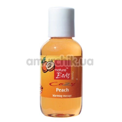 Масажна олія Nature Body Cozy Peach Warming Massage - персик, 50 мл