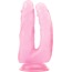 Подвійний фалоімітатор Hi-Rubber Born To Create Pleasure 6.3, рожевий - Фото №1