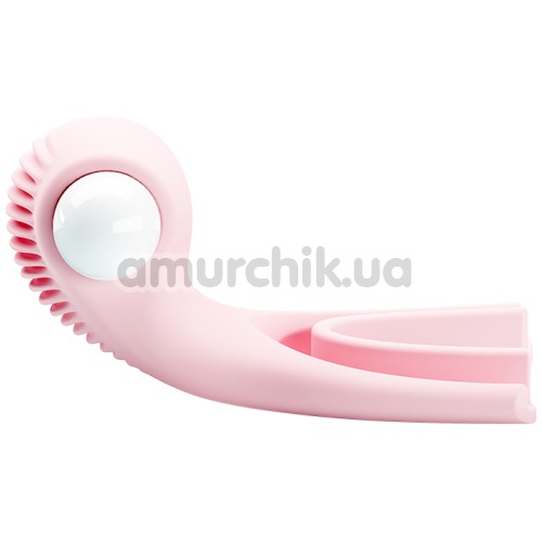 Насадка для орального секса с вибрацией Pretty Love Magic Lip, светло-розовая