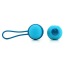 Вагінальні кульки KEY Stella I Single Kegel Ball Set, блакитні - Фото №1