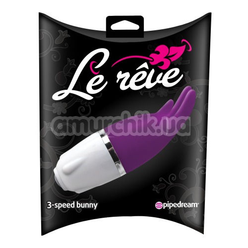 Клиторальный вибратор Le Reve 3-Speed Bunny, фиолетовый