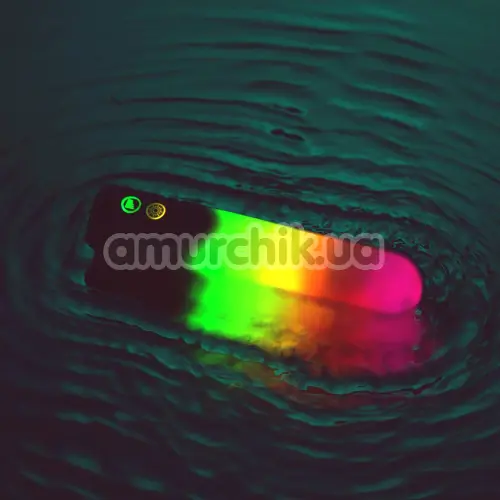 Клиторальный вибратор с подсветкой Illumination The Bullet, белый