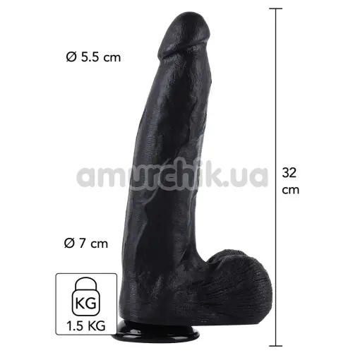 Фаллоимитатор Hidden Desire Extreme Dong XXL 32 см, черный