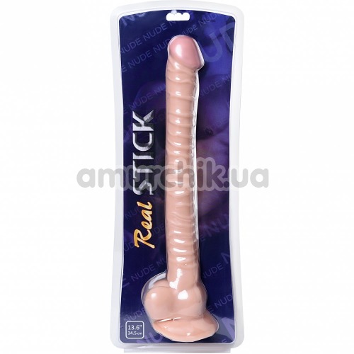 Фаллоимитатор Real Stick Nude 13.6, телесный
