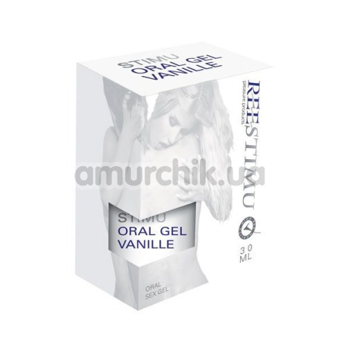 Оральный лубрикант REE Stimu Oral Gel Vanille - ваниль, 30 мл