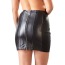 Юбка Leather Mini Skirt 2000903, чёрная - Фото №4