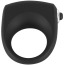 Виброкольцо Black Velvets Silicone Vibrating Cock Ring, черное - Фото №0
