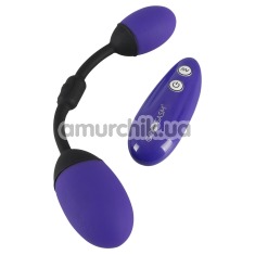 Набор из 2 виброяиц GoGasm Vibrating Pussy & Ass Balls, фиолетовый - Фото №1