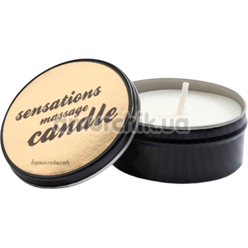 Массажная свеча Bijoux Indiscrets Sensations Massage Candle, 35 г - Фото №1