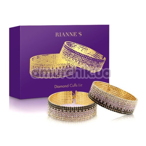 Наручники Rianne S Diamond Cuffs Liz, золотые