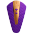 Клиторальный вибратор Shunga Obi, фиолетовый - Фото №1