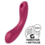 Симулятор орального секса для женщин с вибрацией Satisfyer Curvy Trinity 1, бордовый - Фото №9