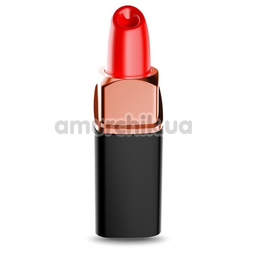 Симулятор орального секса для женщин Fierce Euphoria Erotism Suction Lipstick, черный - Фото №1