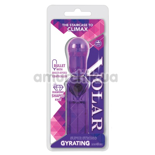 Віброяйце Climax Volar Gyrating, фіолетове