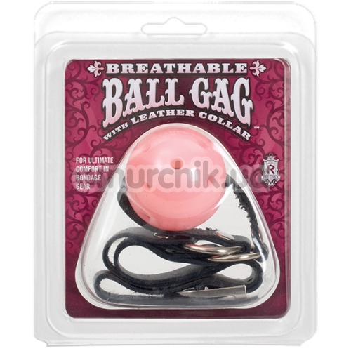 Кляп Breathable Ball Gag, рожевий
